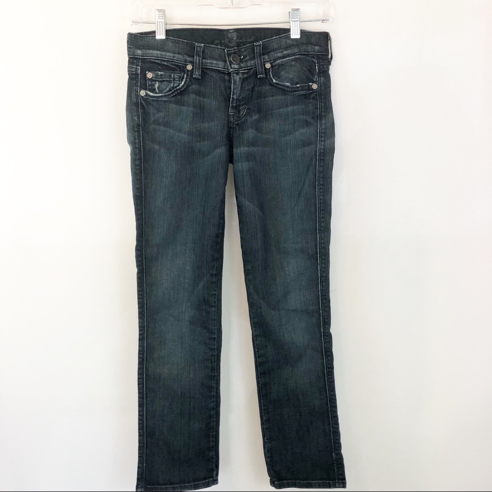 7 for‎ All Mankind Edie Flood Cropped Jeans